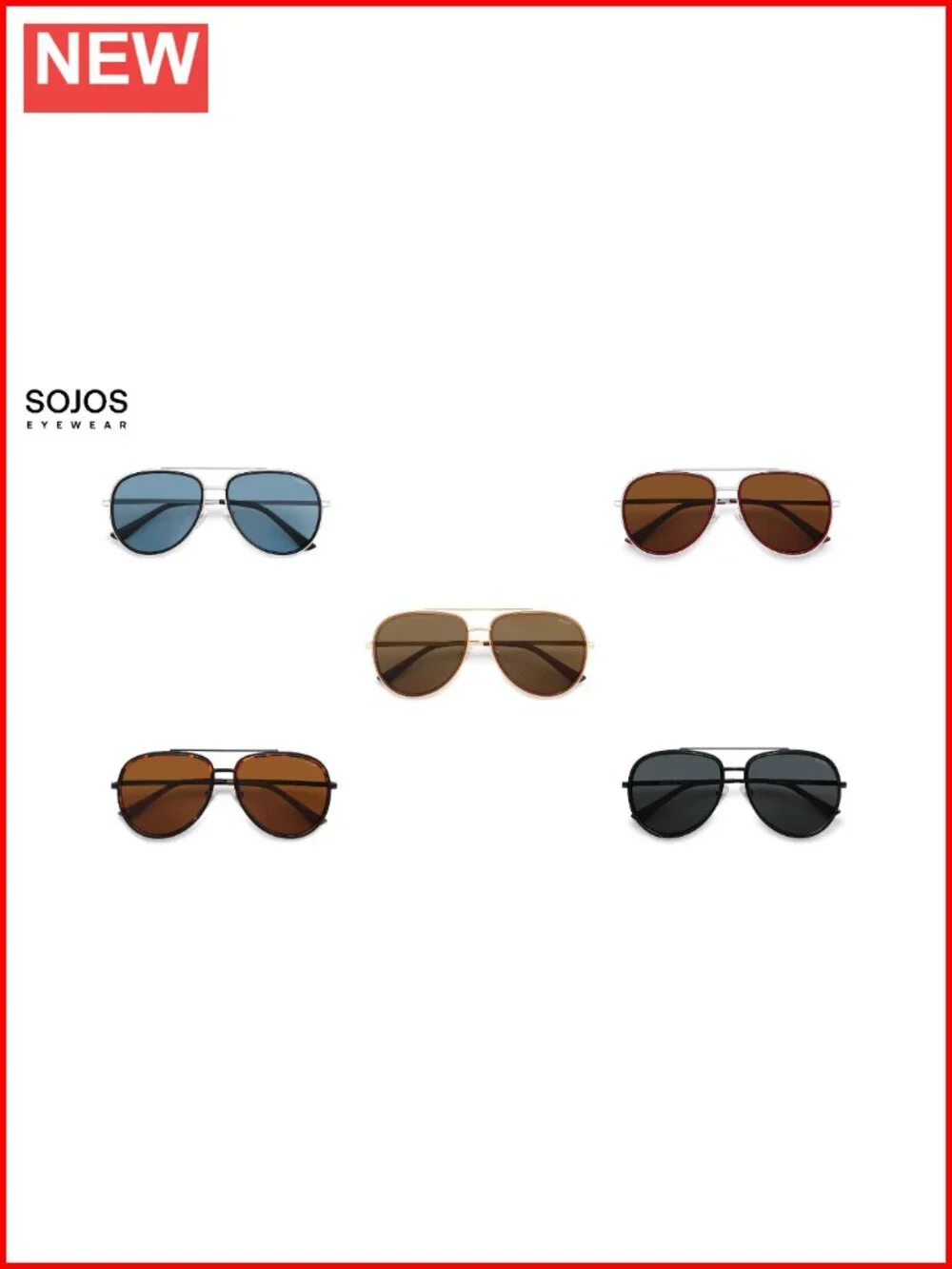 Oversized Polarized Aviator Sunglasses UV400 Unisex Metal Frame